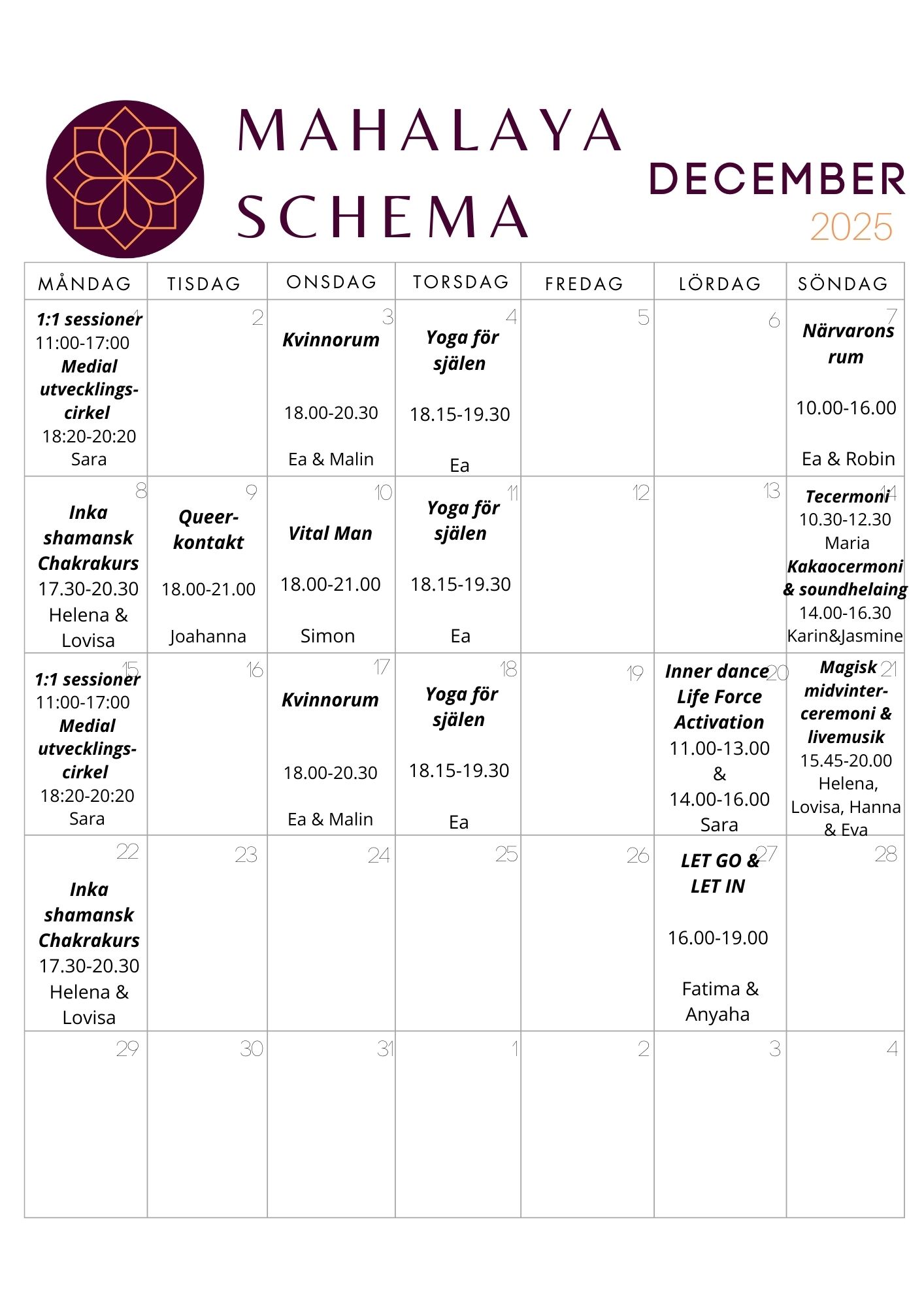 Mahalaya schema
