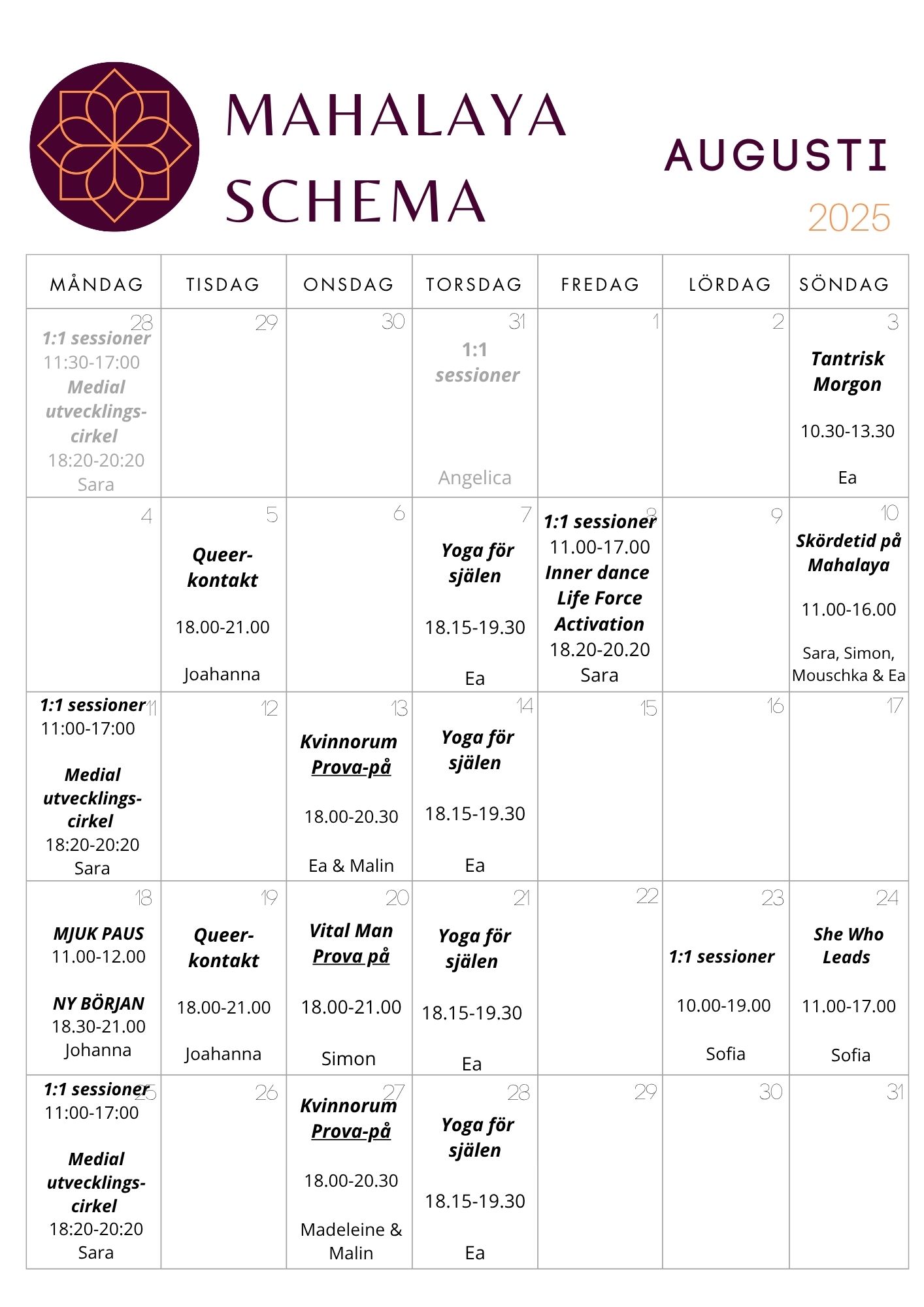 Mahalaya schema