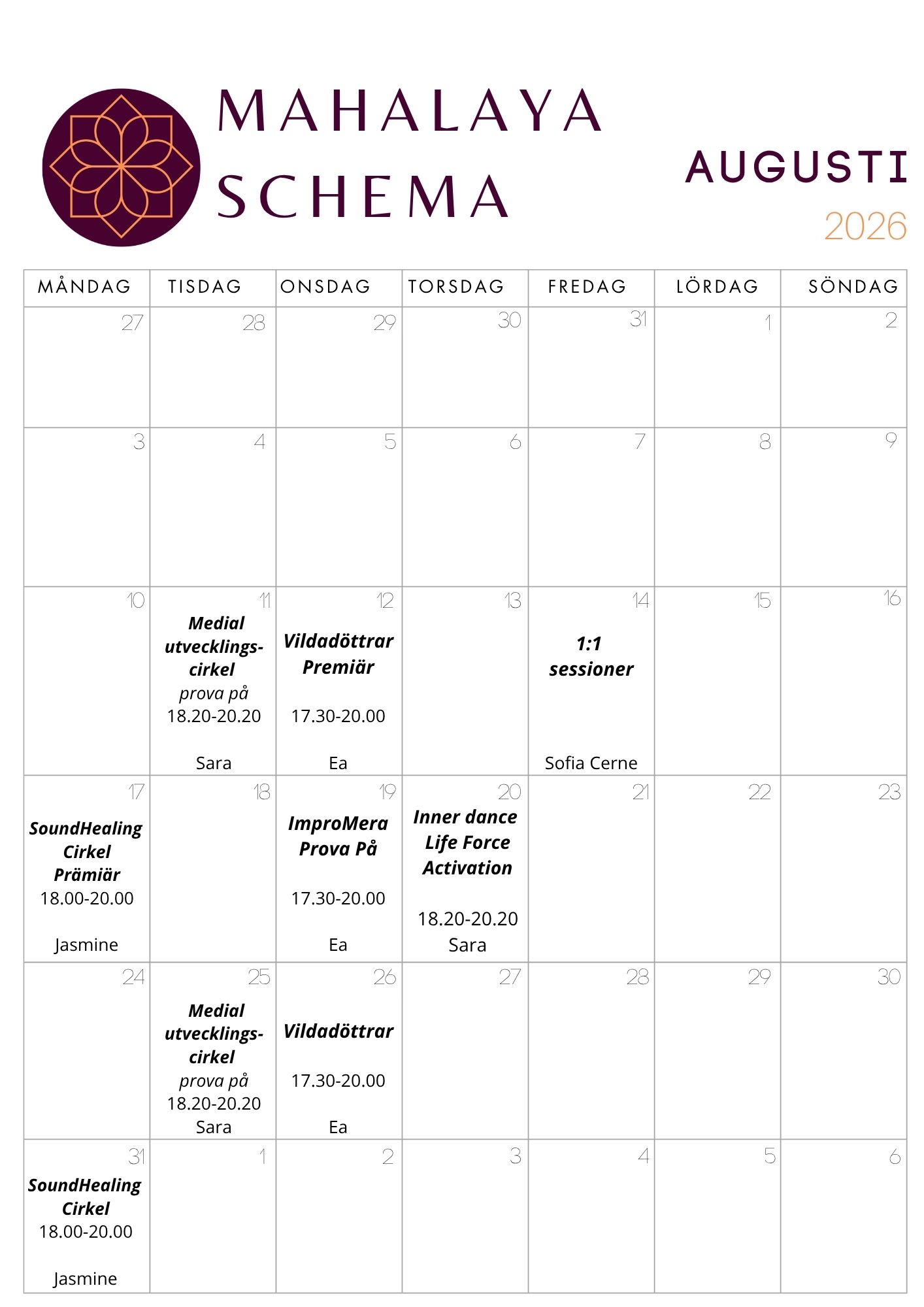 Mahalaya schema